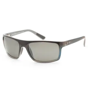 Maui Jim Men's Byron Bay 62 mm Blue Sunglasses