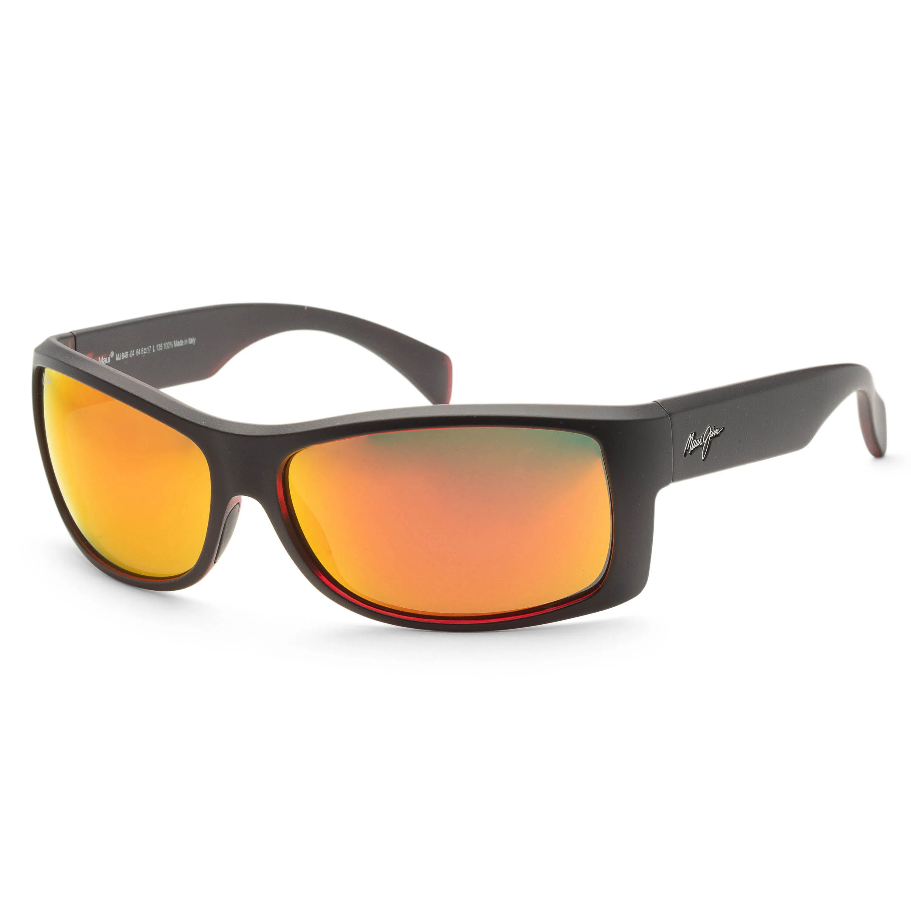 Maui Jim Men's Equator 65 mm Black Sunglasses