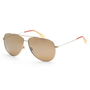 Maui Jim Men's Hauoli XL 62 mm Gold Sunglasses