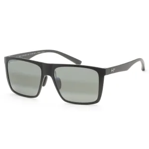 Maui Jim Men's Honokalani 57 mm Black Sunglasses