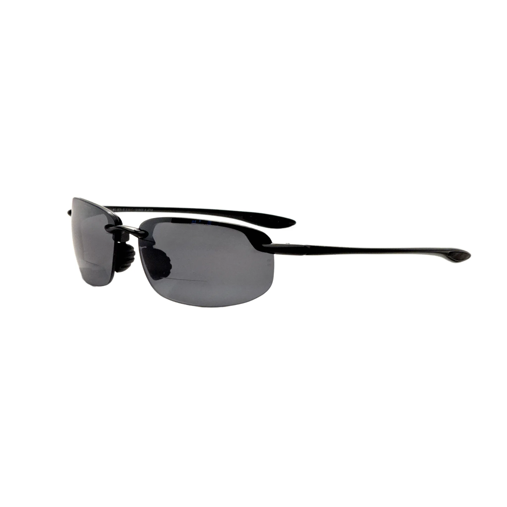 Maui Jim Men's Hookipa 57 mm Black Reading Sunglasses