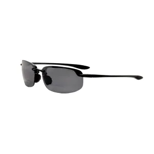 Maui Jim Men's Hookipa 57 mm Black Reading Sunglasses