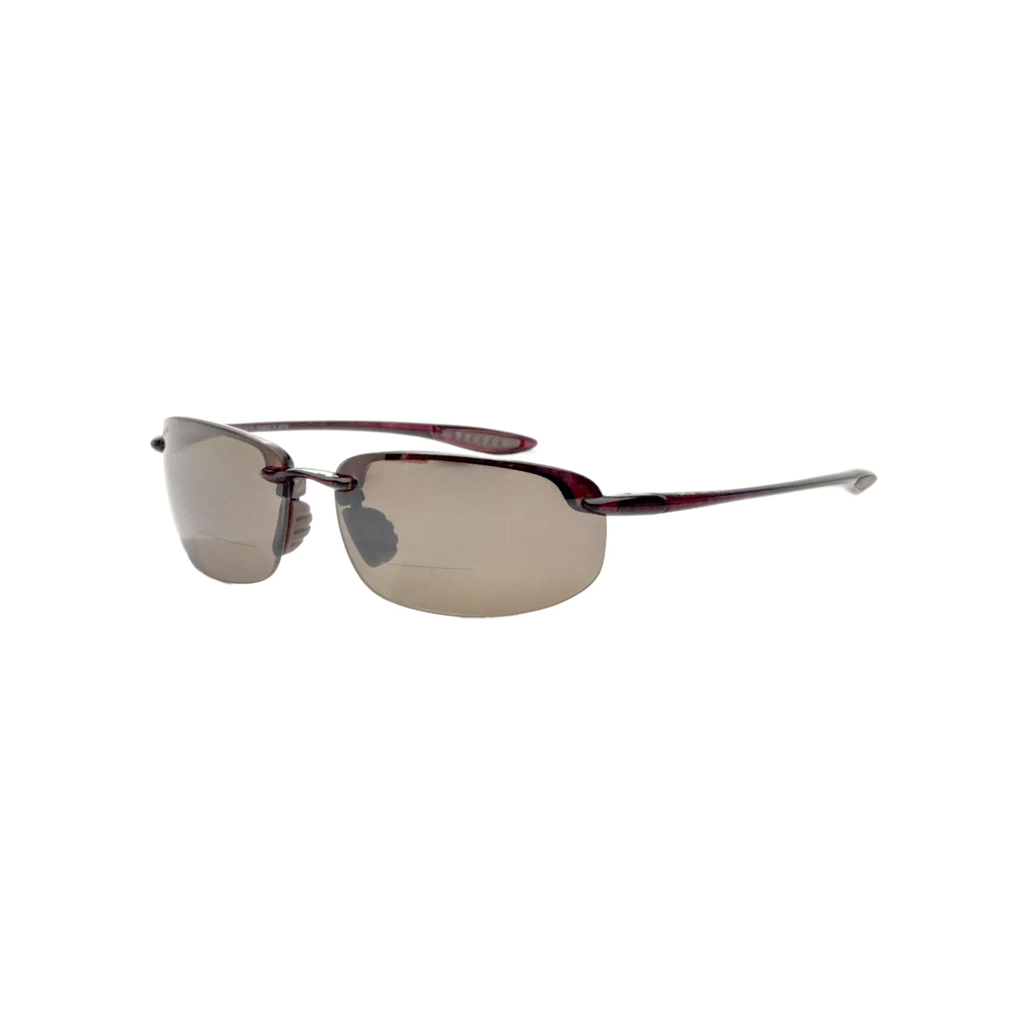 Maui Jim Men's Hookipa 57 mm Brown Reading Sunglasses