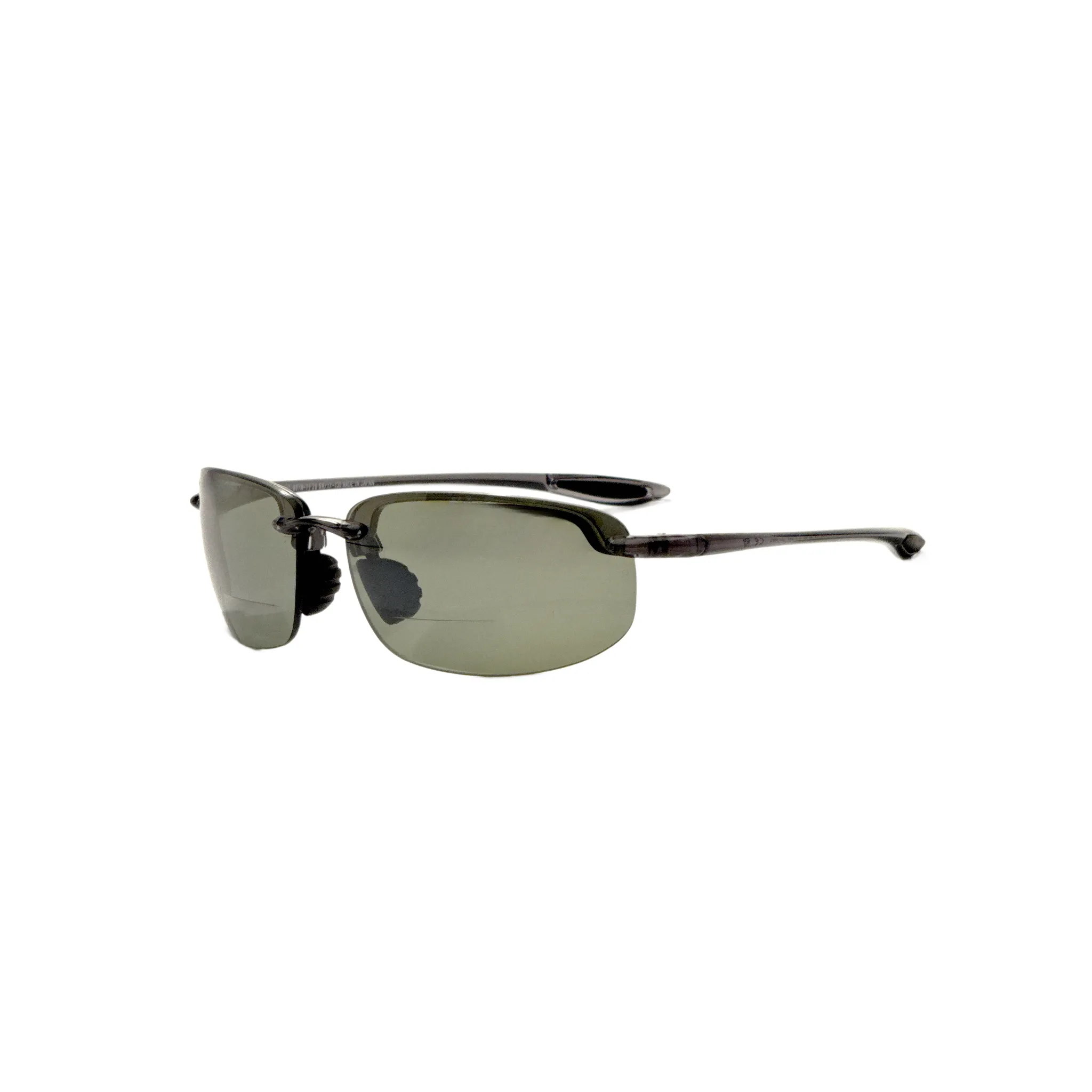 Maui Jim Men's Hookipa 57 mm Grey Reading Sunglasses