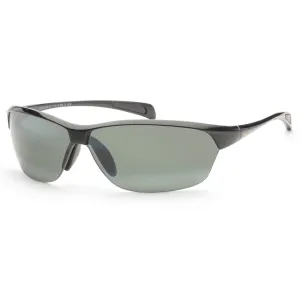 Maui Jim Men's Hot Sands 75 mm Black Sunglasses