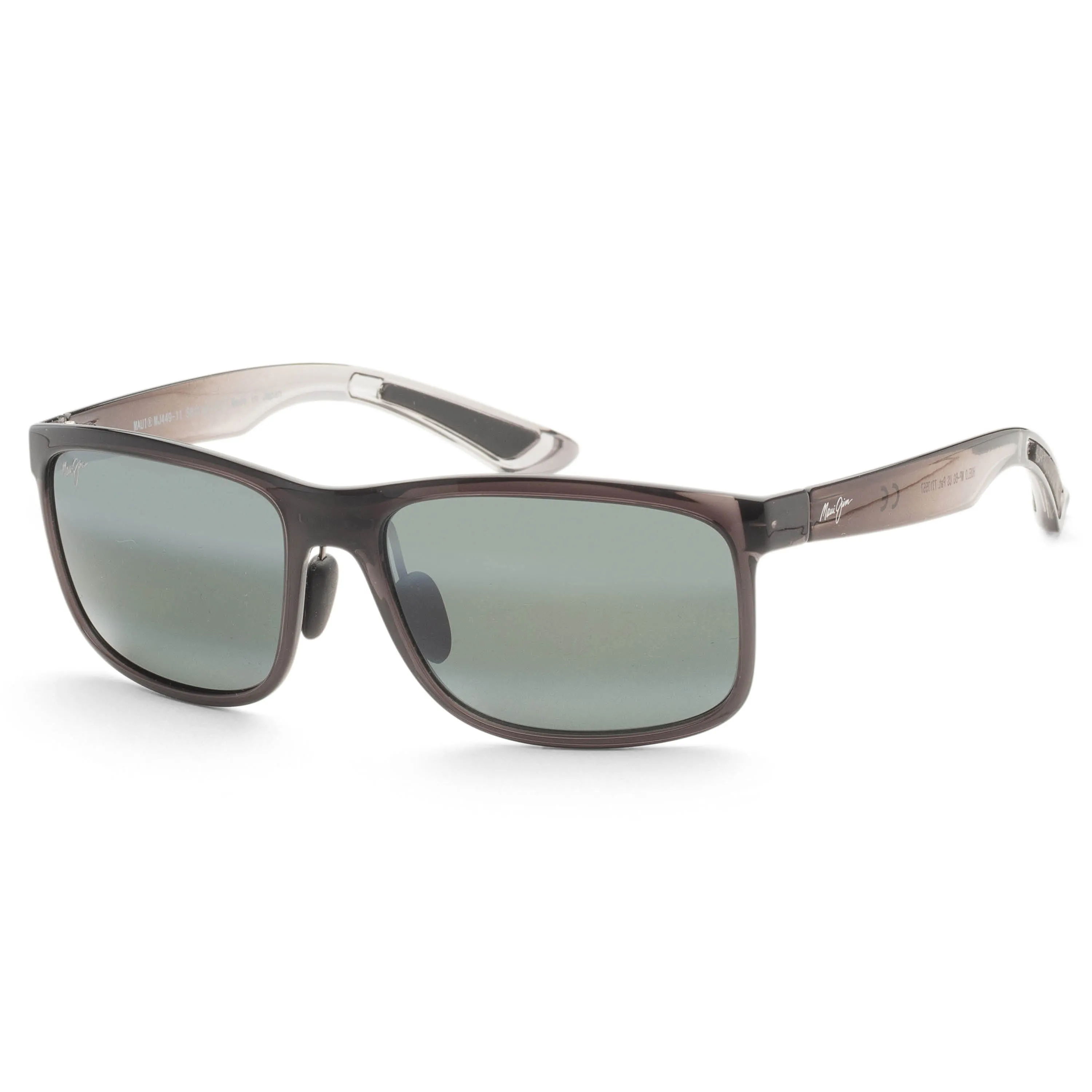 Maui Jim Men's Huelo 58 mm Grey Sunglasses