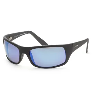 Maui Jim Men's Kanaio Coast 61 mm Black Sunglasses
