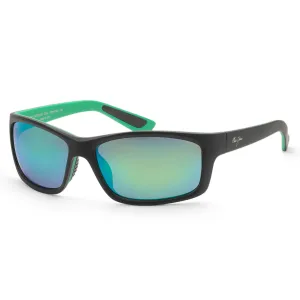 Maui Jim Men's Kanaio Coast 61 mm Black Sunglasses