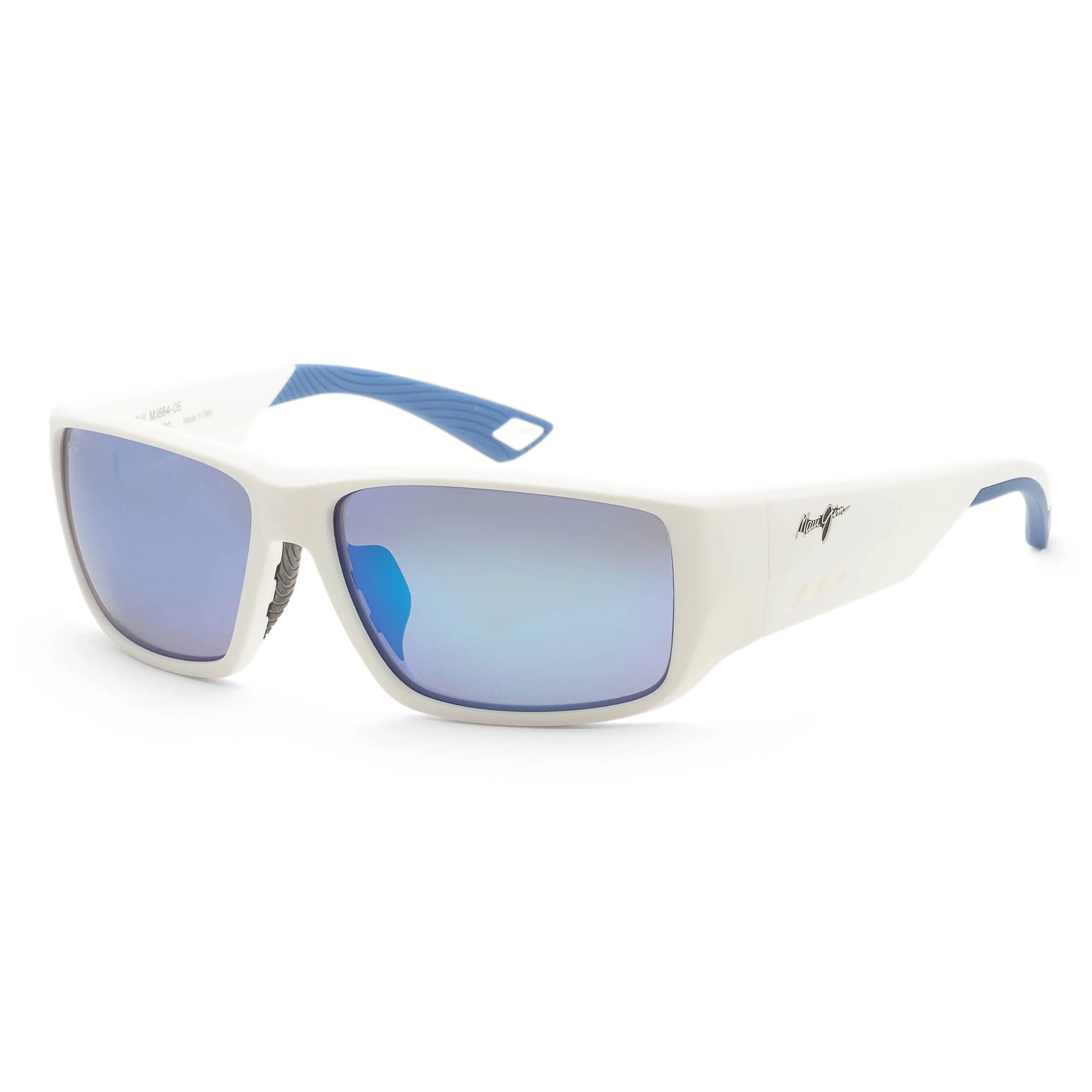 Maui Jim Men's Keha AF 62 mm White Sunglasses