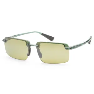 Maui Jim Men's Laulima 61 mm Green Sunglasses
