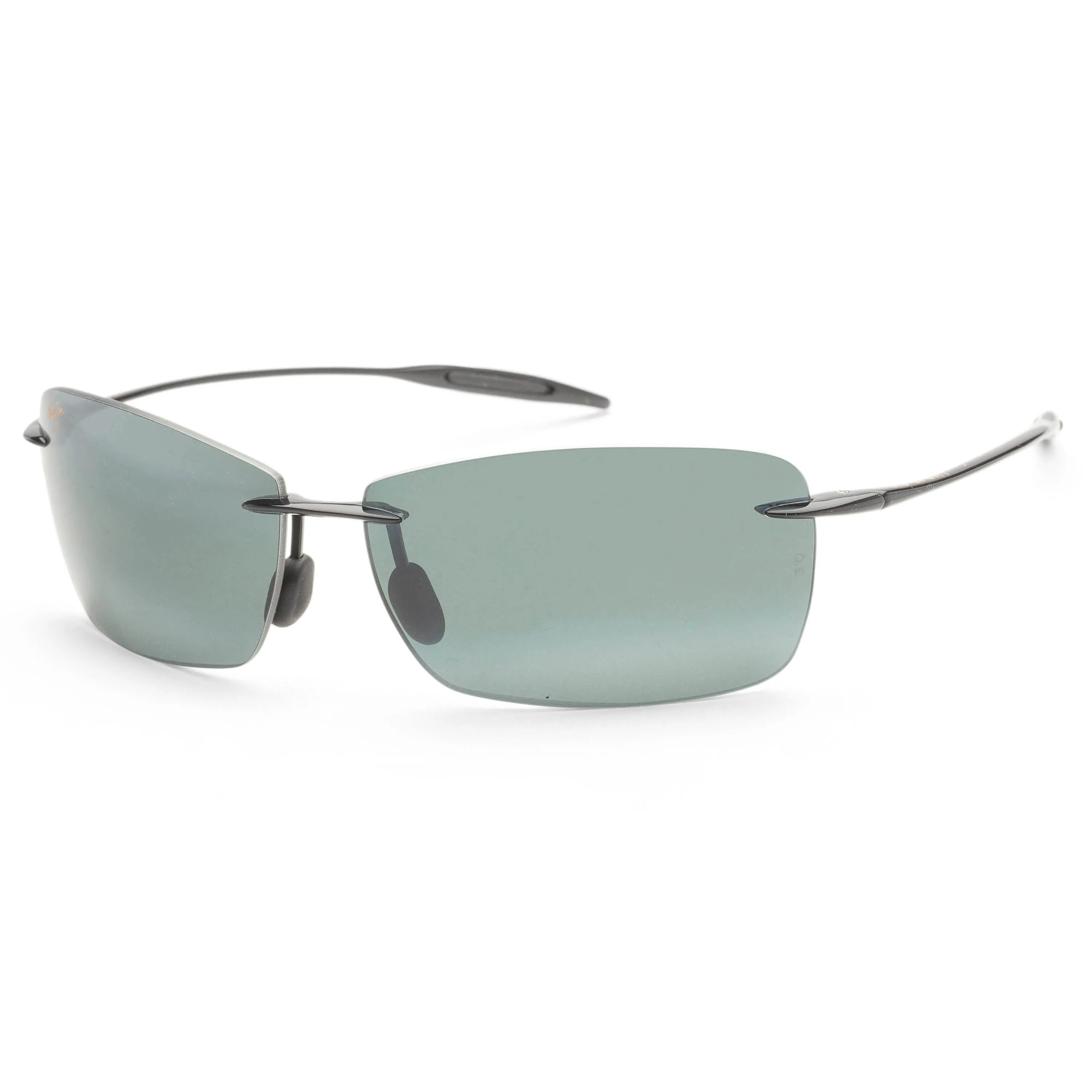 Maui Jim Men's Lighthouse 63 mm Black Sunglasses