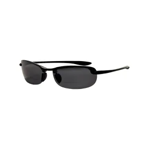 Maui Jim Men's Makaha 61 mm Black Reading Sunglasses