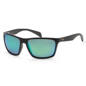 Maui Jim Men's Makoa 61 mm Black Sunglasses