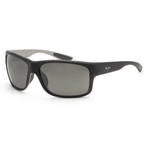 Maui Jim Men's Southern Cross 63 mm Black Sunglasses