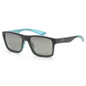 Maui Jim Men's The Flats 57 mm Black Sunglasses