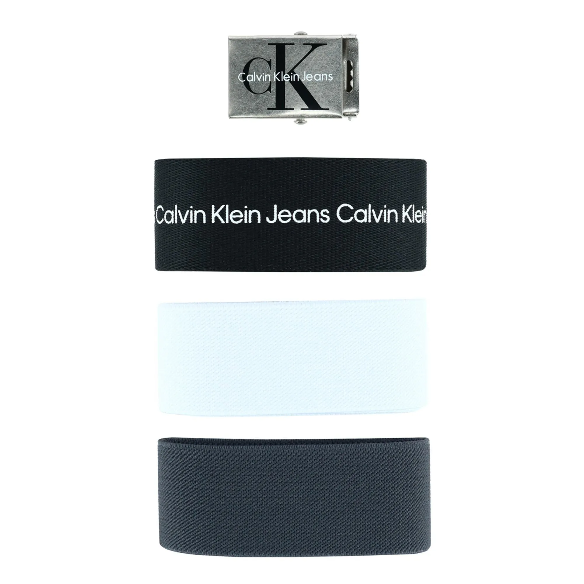 Men's Fabric Stretch Belt (Pack of 3)