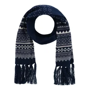 Men's Heavy Knit Winter Pattern Scarf
