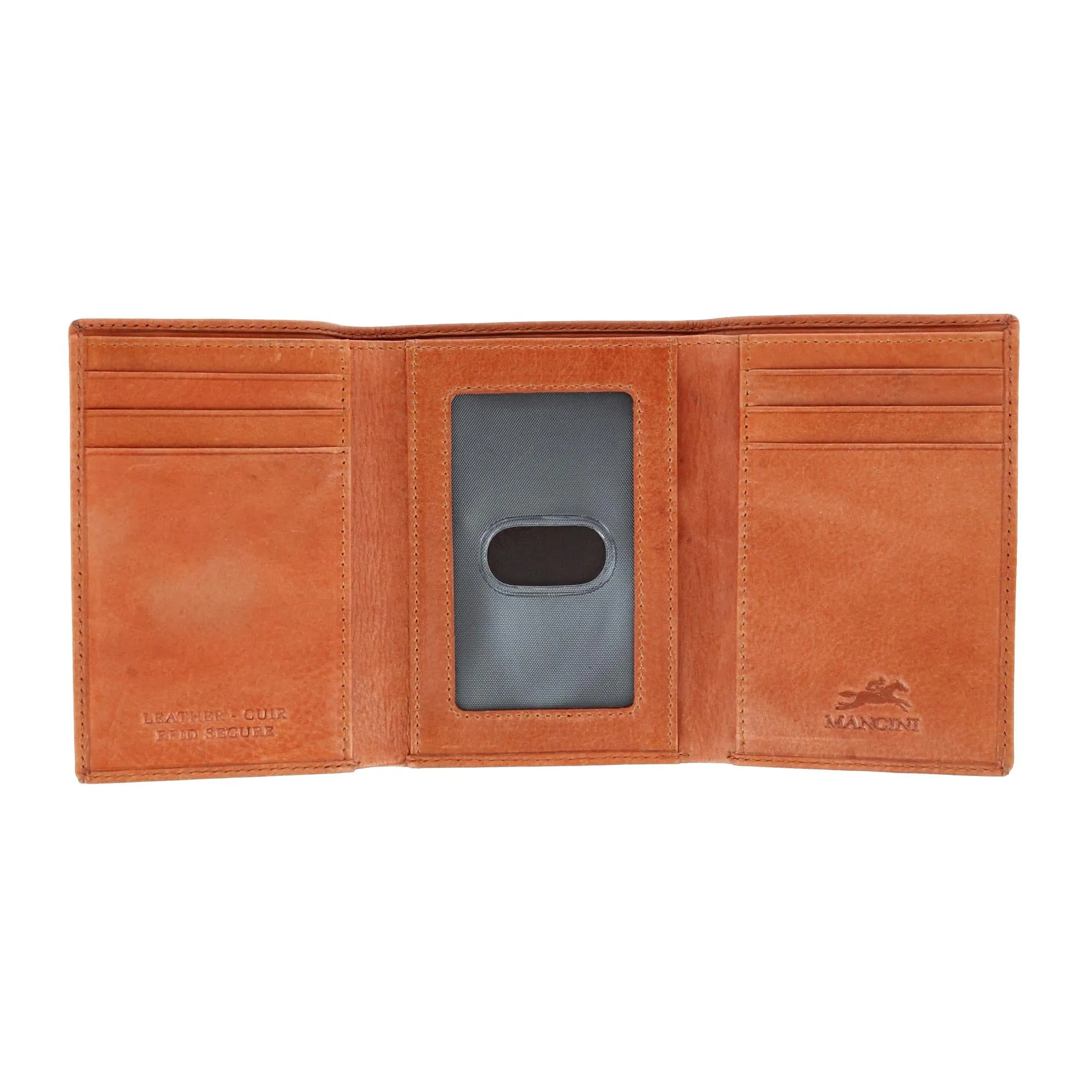 Men's Leather Bellagio RFID Trifold Wallet