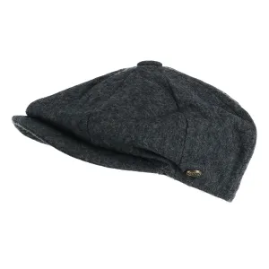 Men's Melton Wool 8 Quarter Newsboy Cap