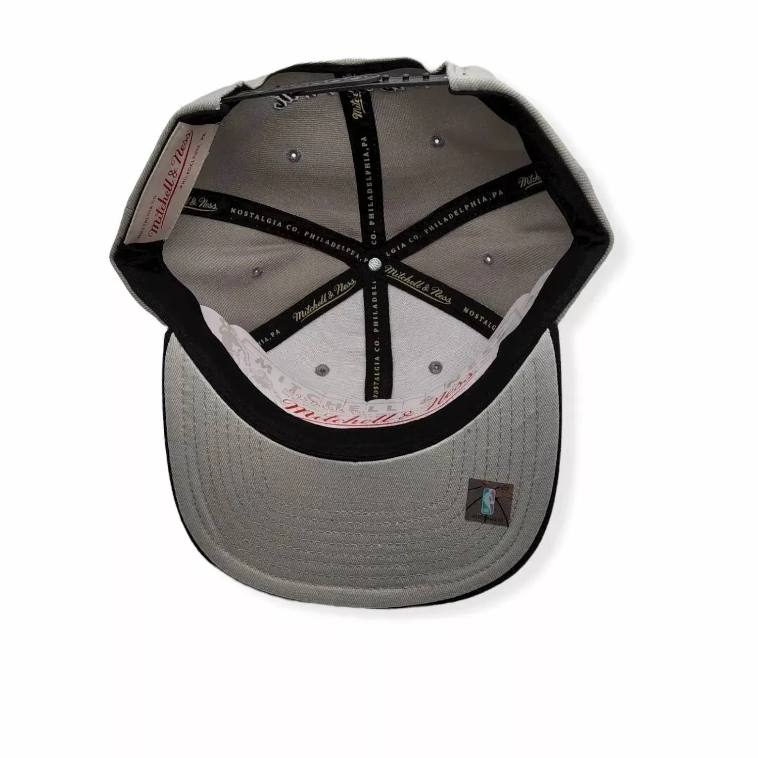 Men's Nba Brooklyn Nets Core Basic Snapback Cap In Grey/black