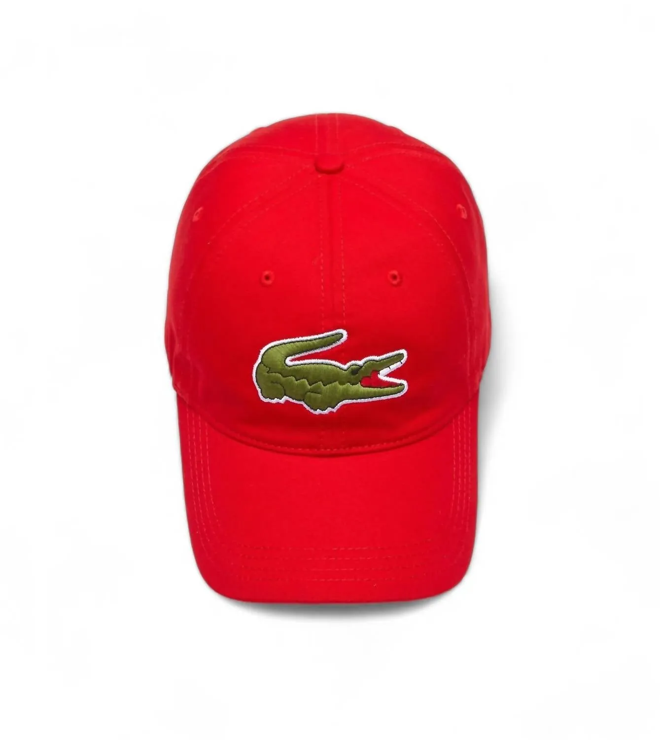 Men's Oversized-Croc Cap In Red