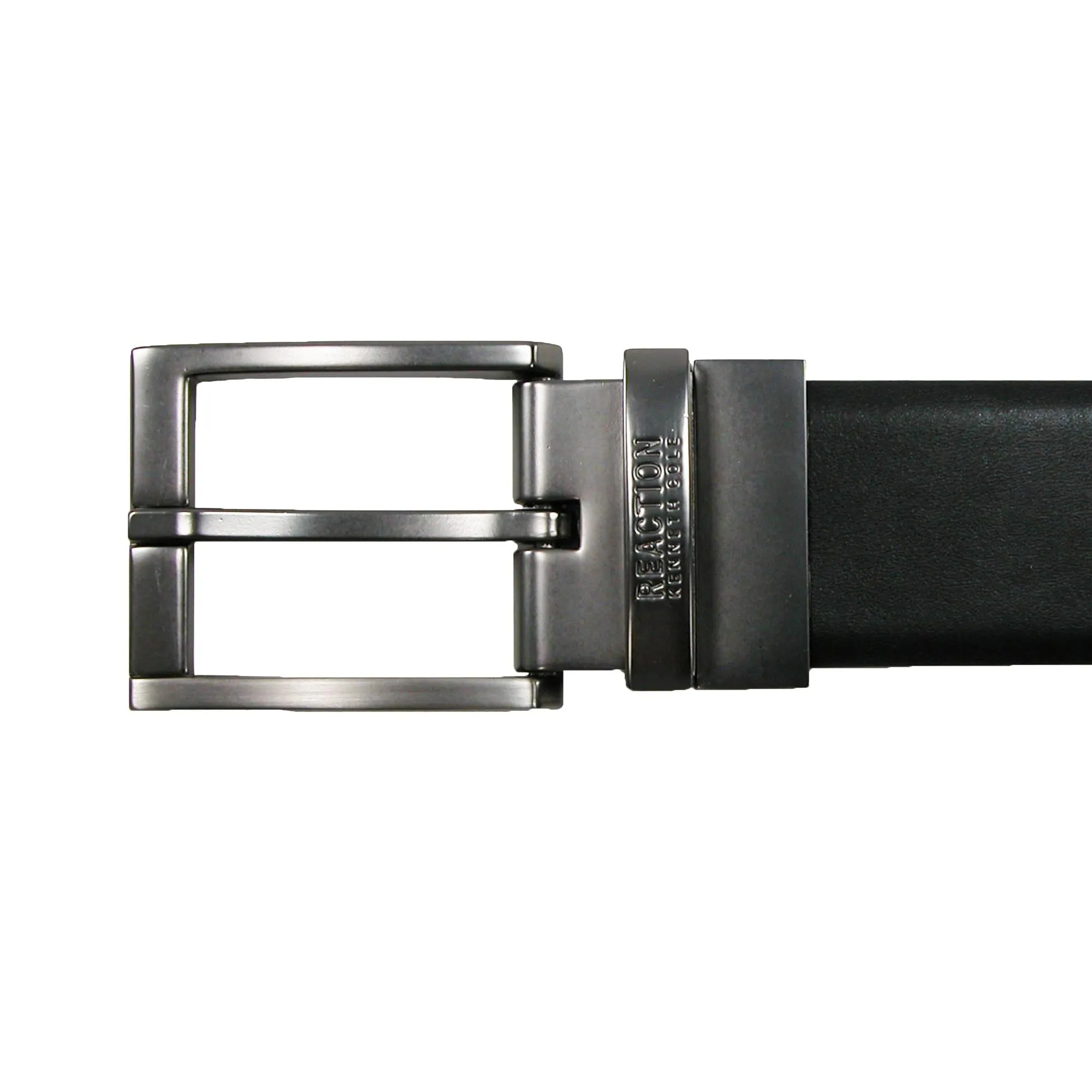 Men's Reversible Belt with Matte Nickel Buckle