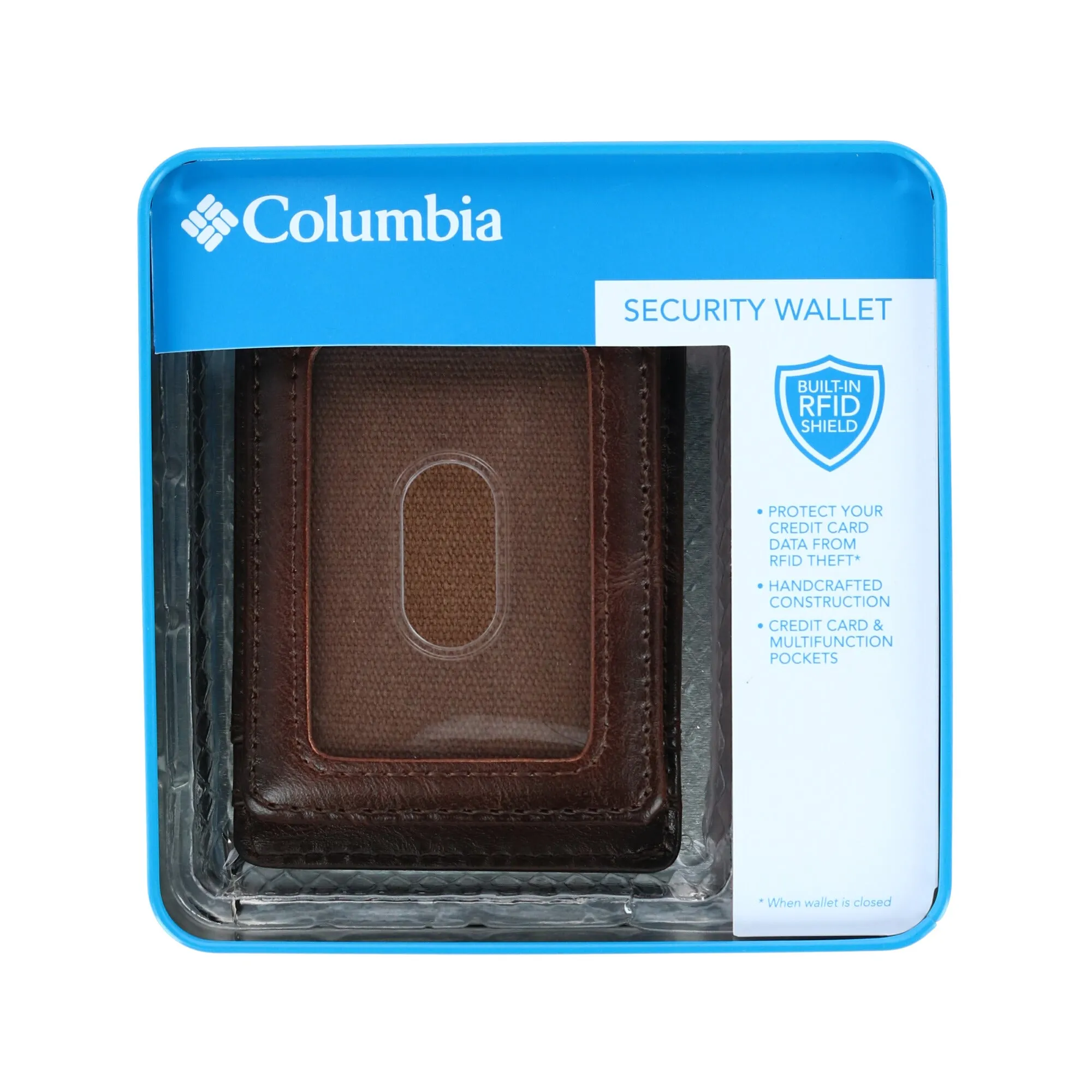 Men's RFID Protected Front Pocket Wallet with Magnetic Money Clip