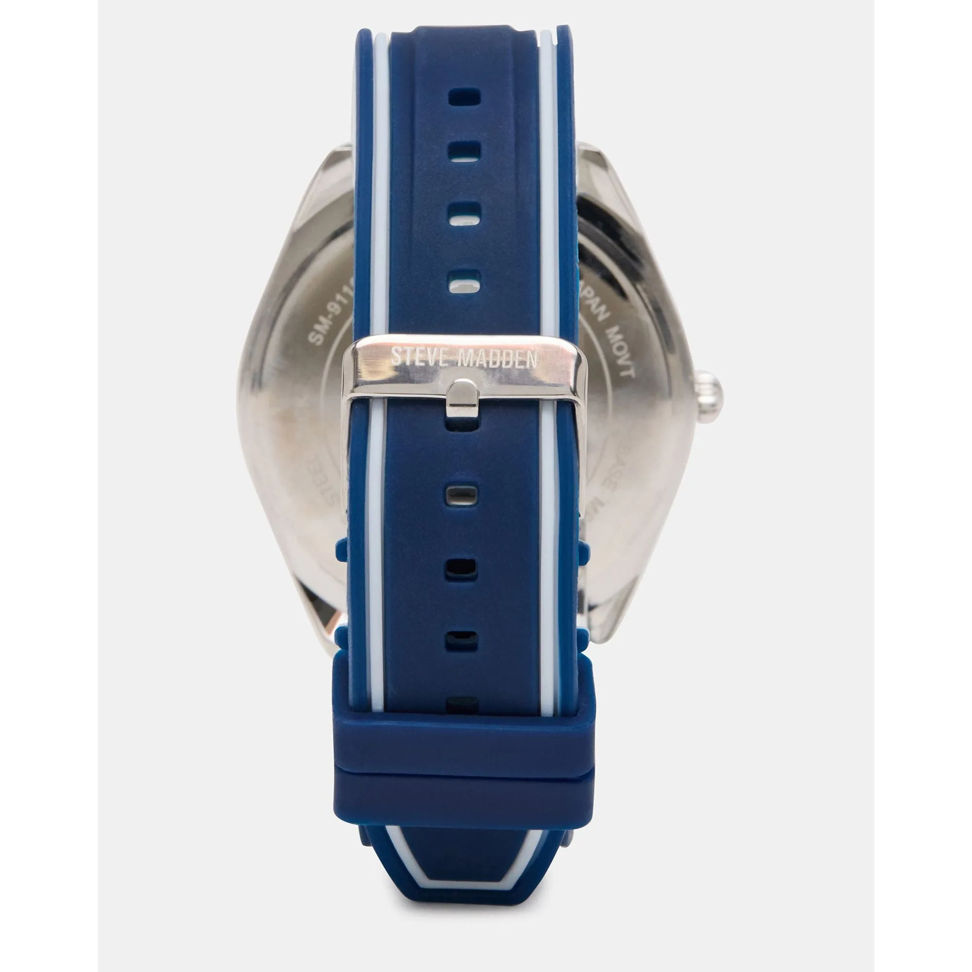 Men's Silicone Watch Blue/white