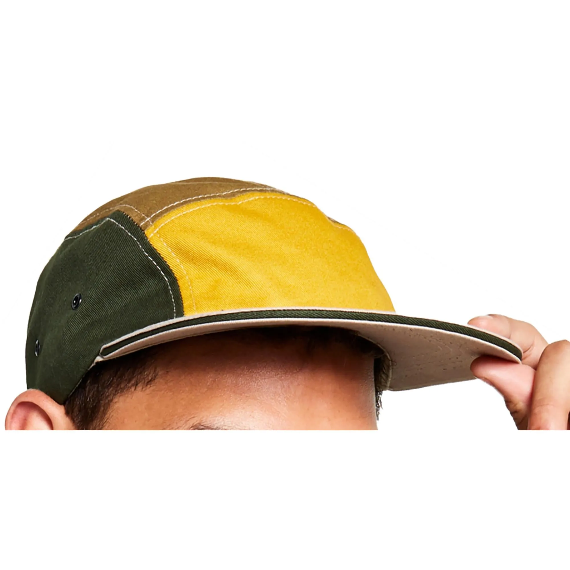 Mens Twill Colorblock Ball Cap