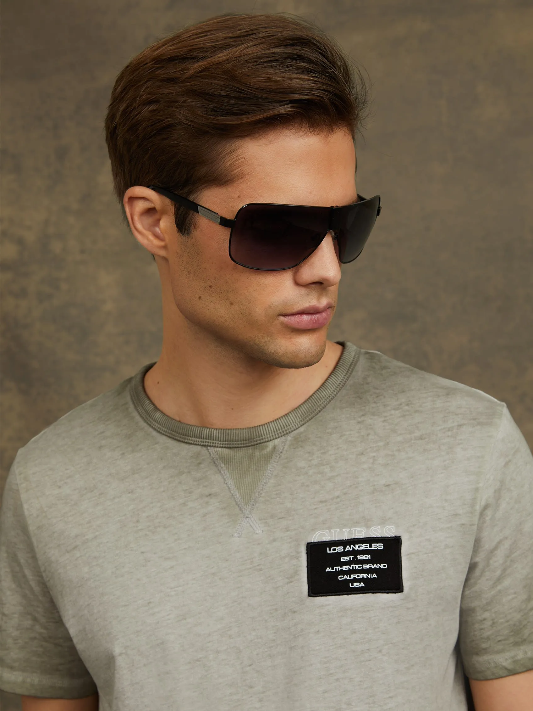 Metal Shield Sunglasses