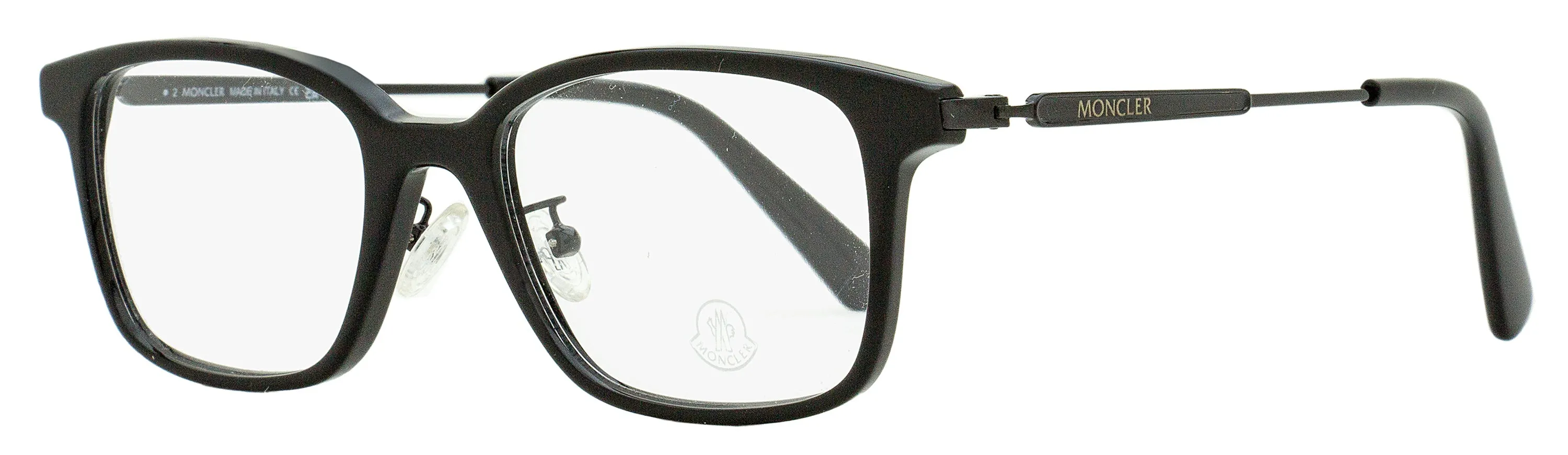 Moncler Men's Alternative Fit Eyeglasses ML5160D 001 Black 51mm