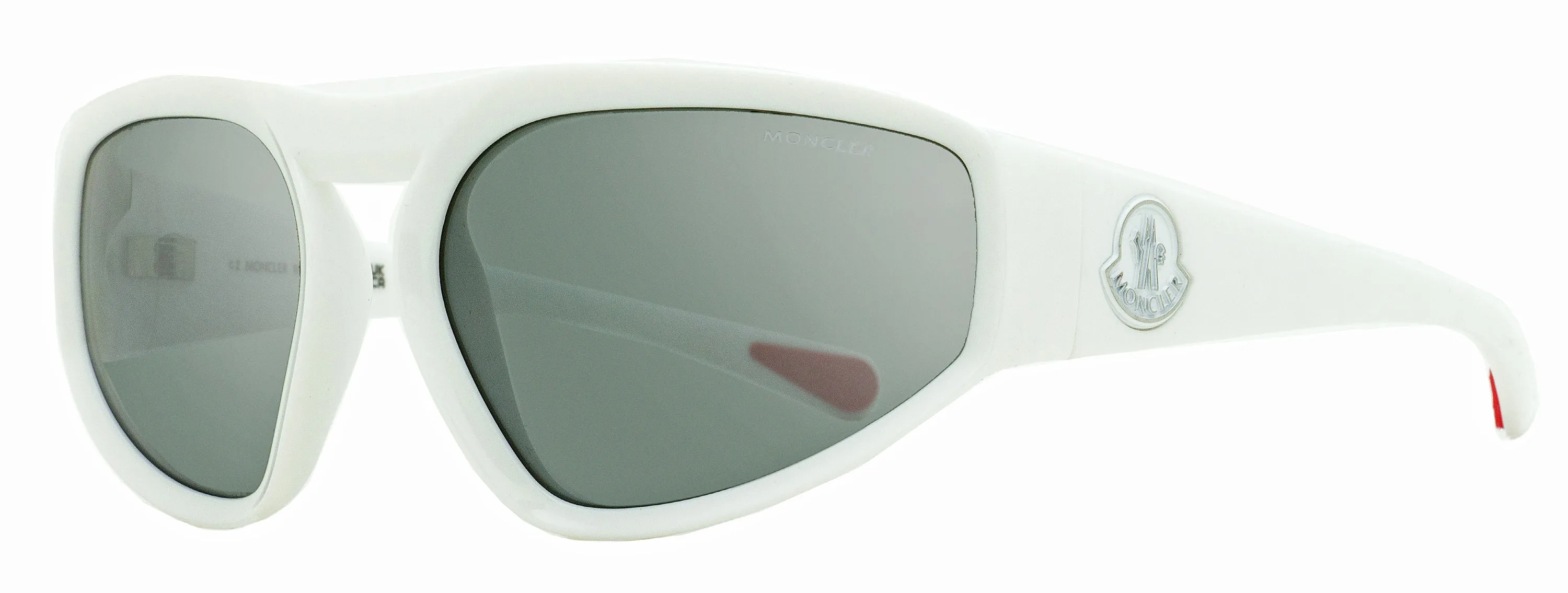 Moncler Men's Pentagra Sunglasses ML0248 21C White 62mm