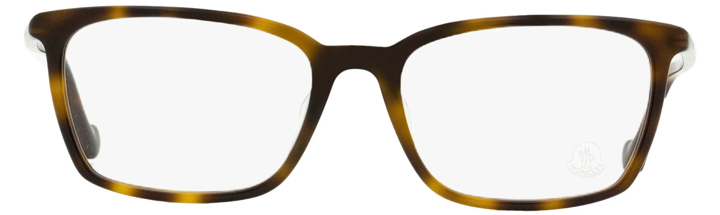 Moncler Men's Rectangular Eyeglasses ML5094D 052 Havana 55mm