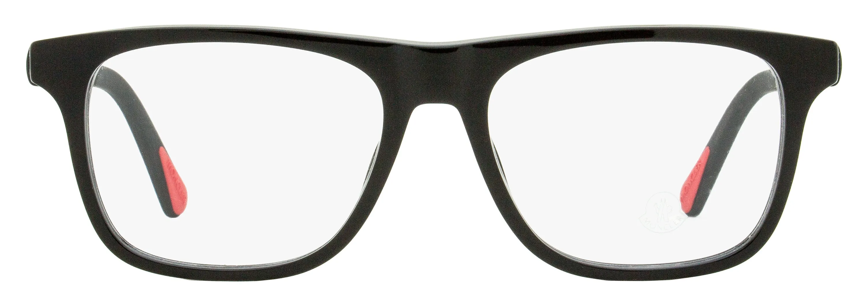 Moncler Men's Rectangular Eyeglasses ML5161 001 Black 54mm