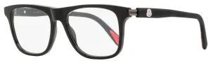 Moncler Men's Rectangular Eyeglasses ML5161 001 Black 54mm