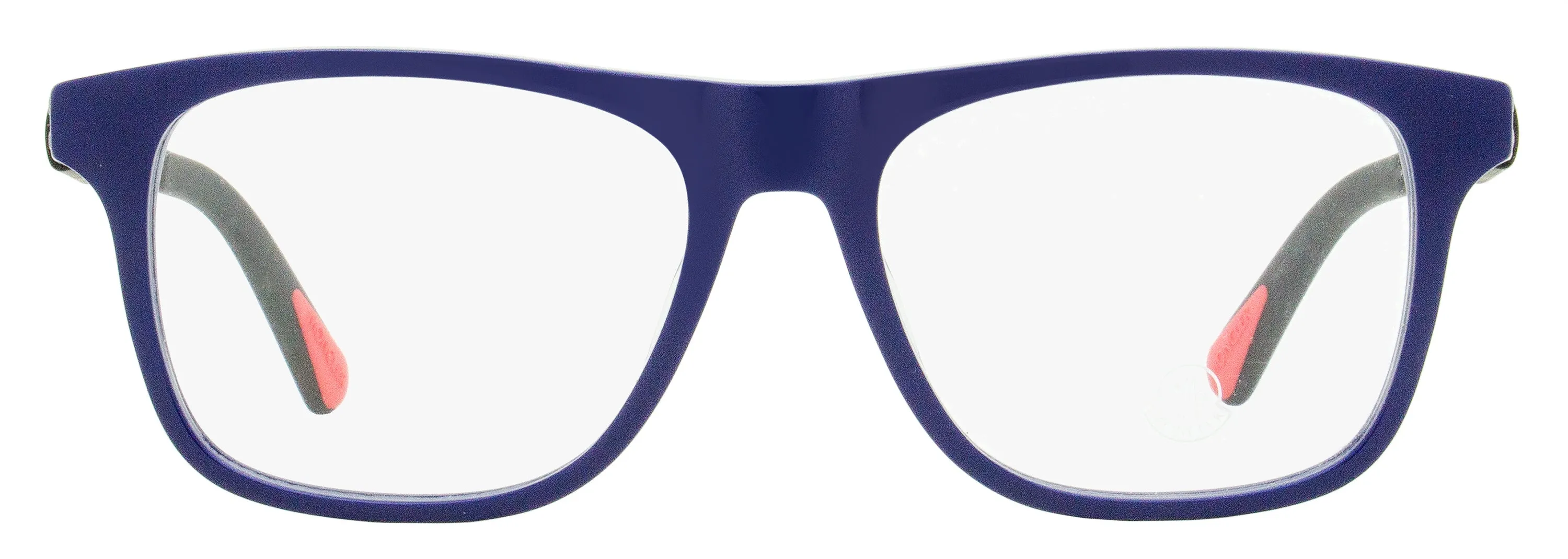 Moncler Men's Rectangular Eyeglasses ML5161 090 Blue/Black 54mm