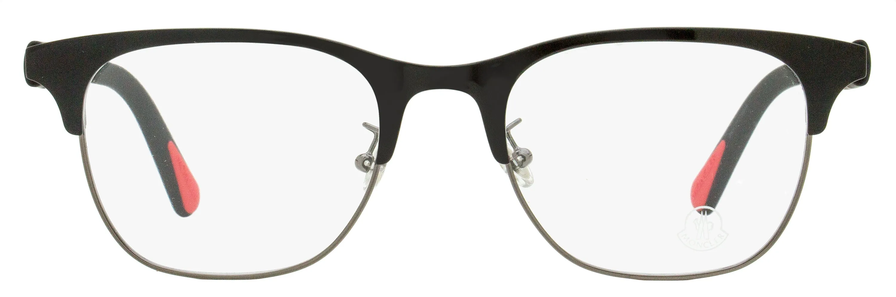 Moncler Men's Rectangular Eyeglasses ML5193H 001 Black 51mm
