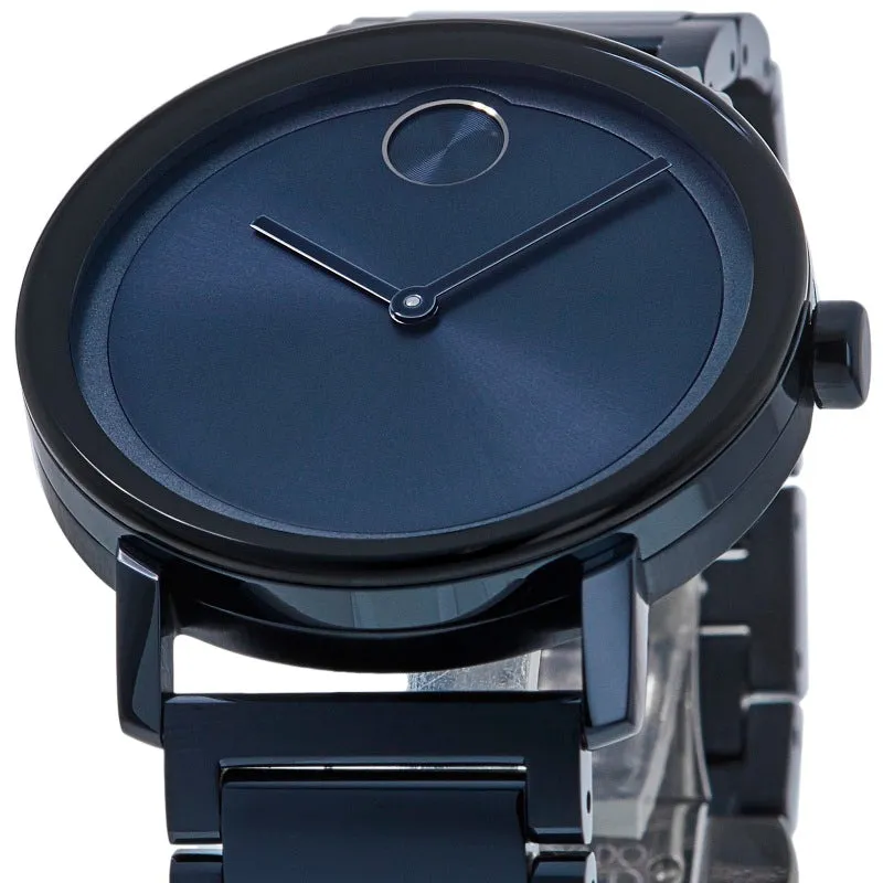 Movado Bold Evolution Blue Dial Blue Steel Unisex Watch 3600797