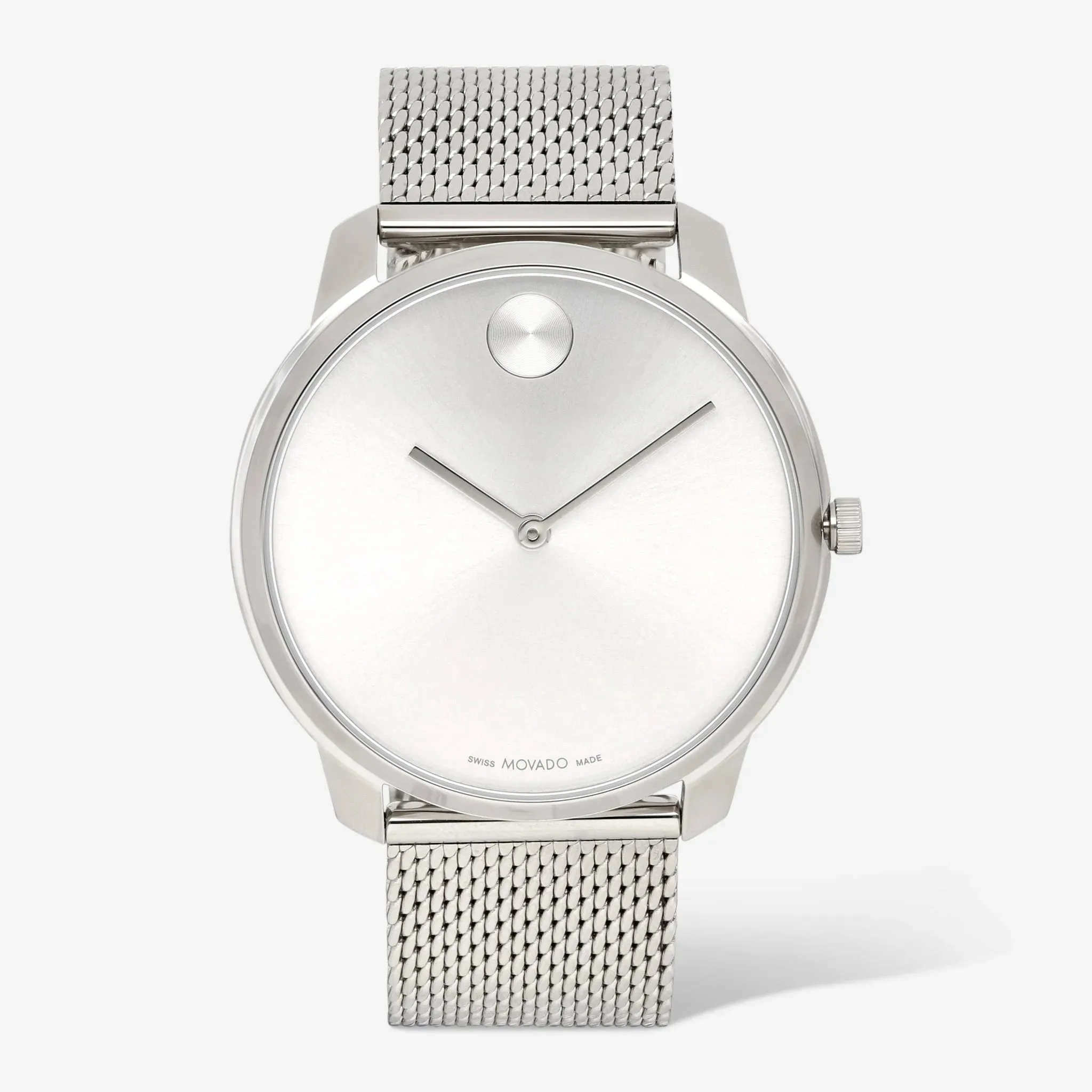 Movado BOLD Men's 3600260 Thin Stainless Steel Mesh Bracelet Watch 44mm
