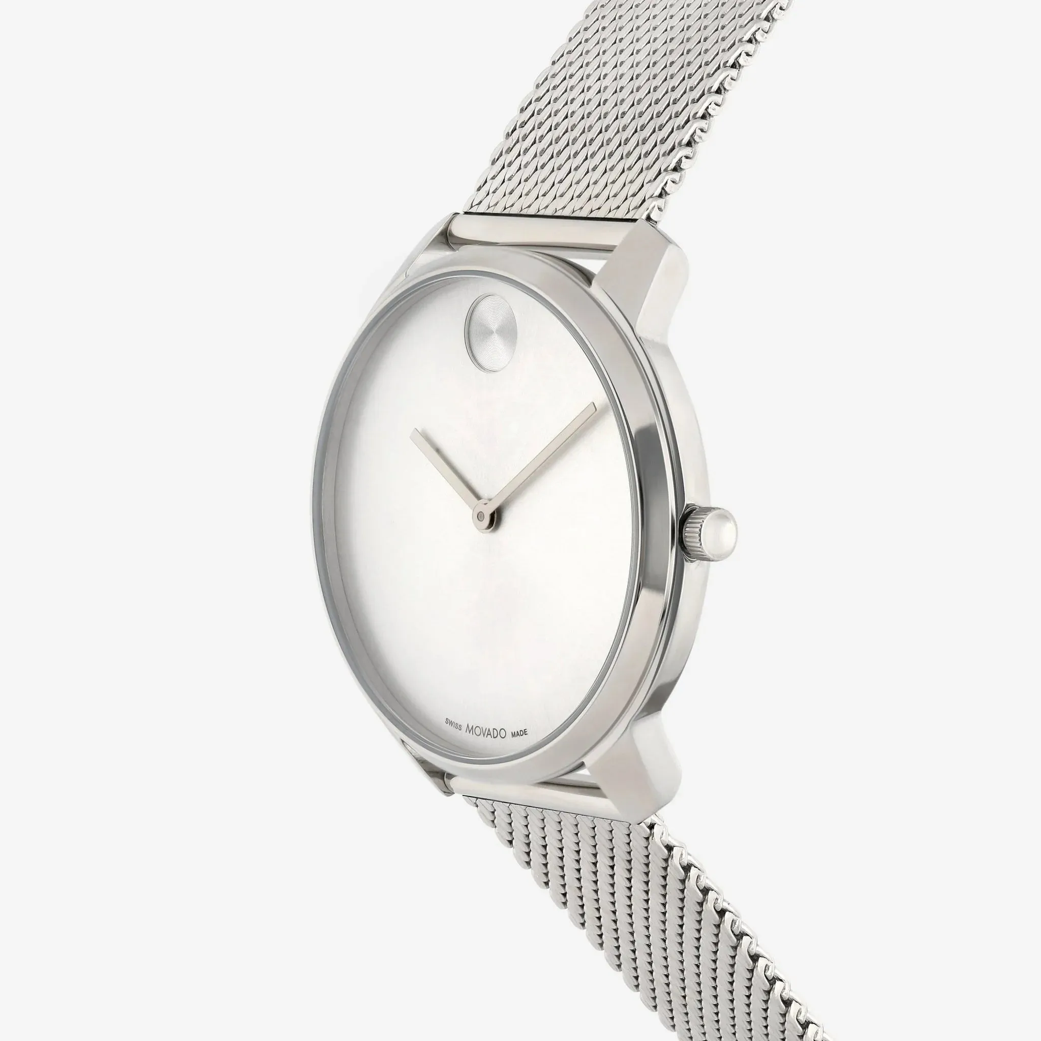 Movado BOLD Men's 3600260 Thin Stainless Steel Mesh Bracelet Watch 44mm