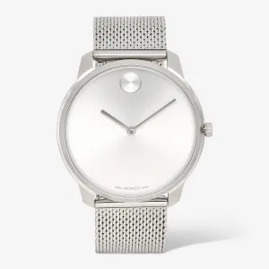 Movado BOLD Men's 3600260 Thin Stainless Steel Mesh Bracelet Watch 44mm