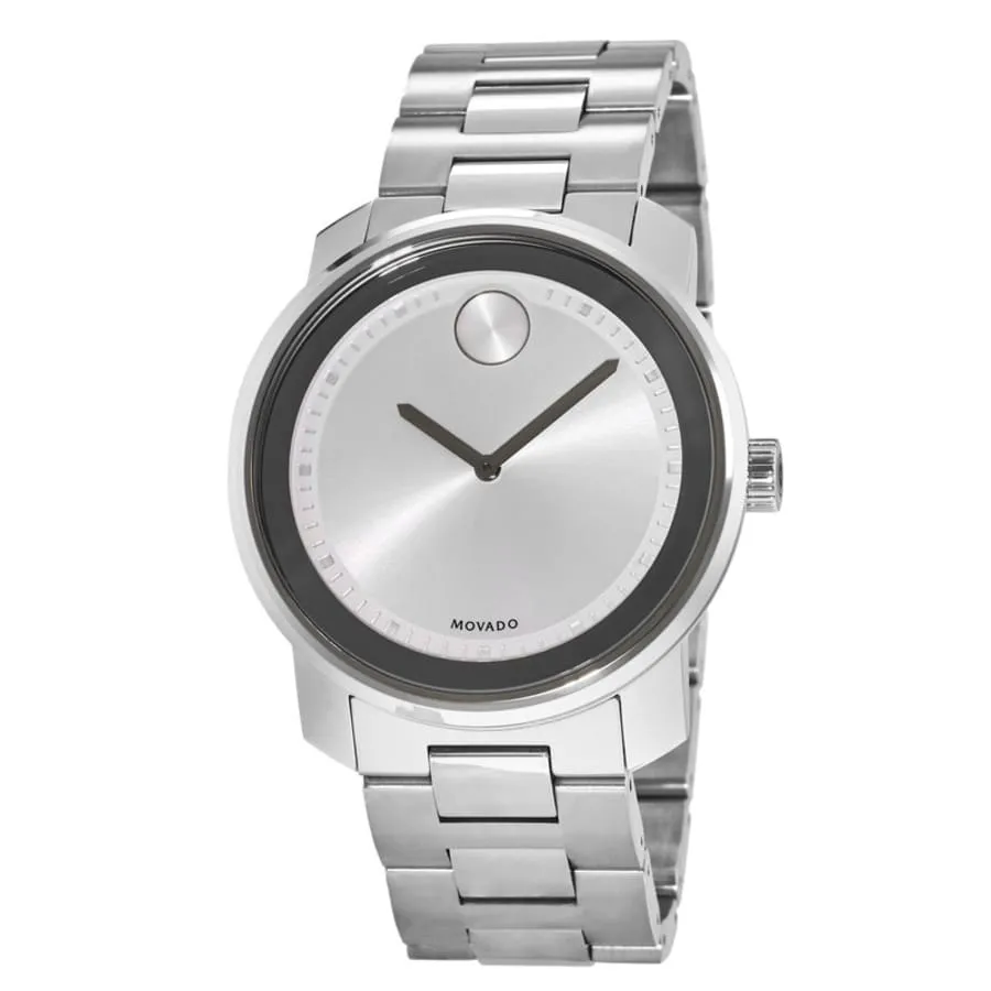 Movado Bold Silver Dial Stainless Steel 43mm Men's Watch 3600257