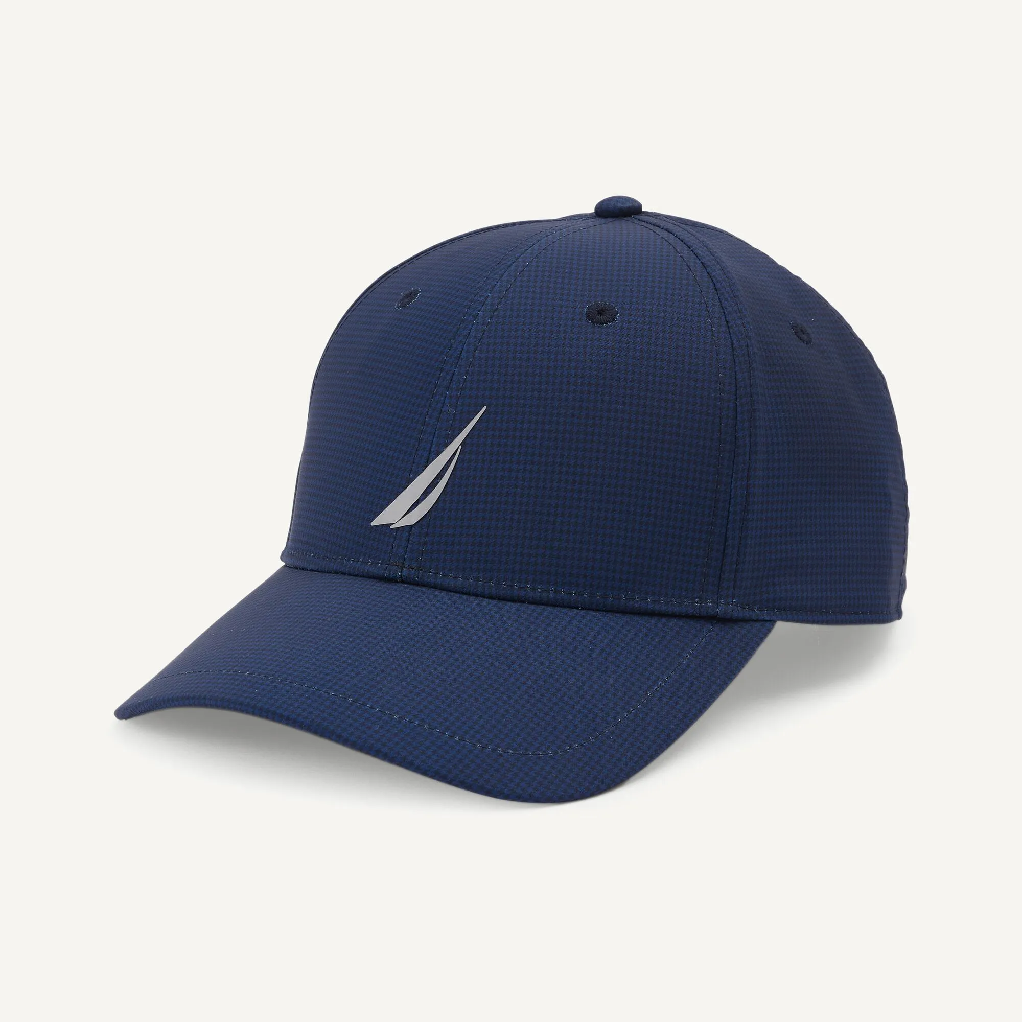 Nautica Mens Navtech Houndstooth Cap