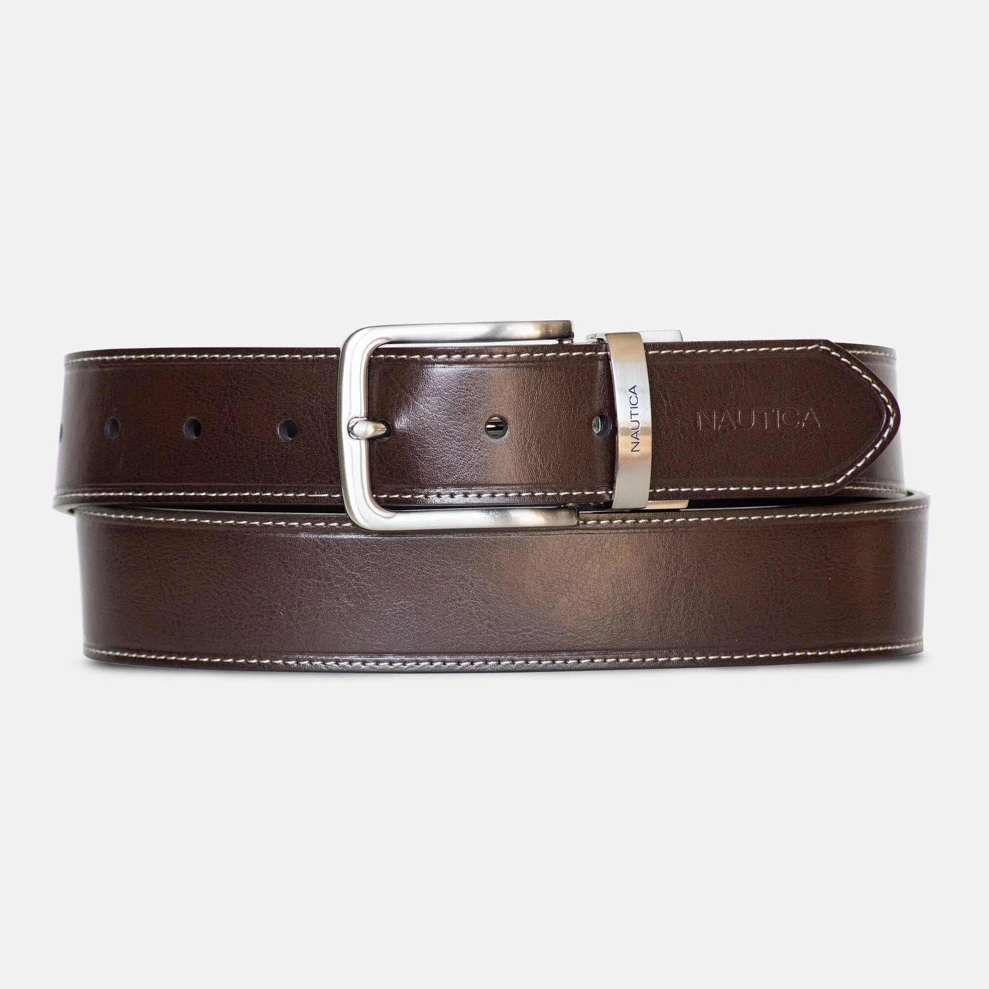 Nautica Mens Reversible Belt