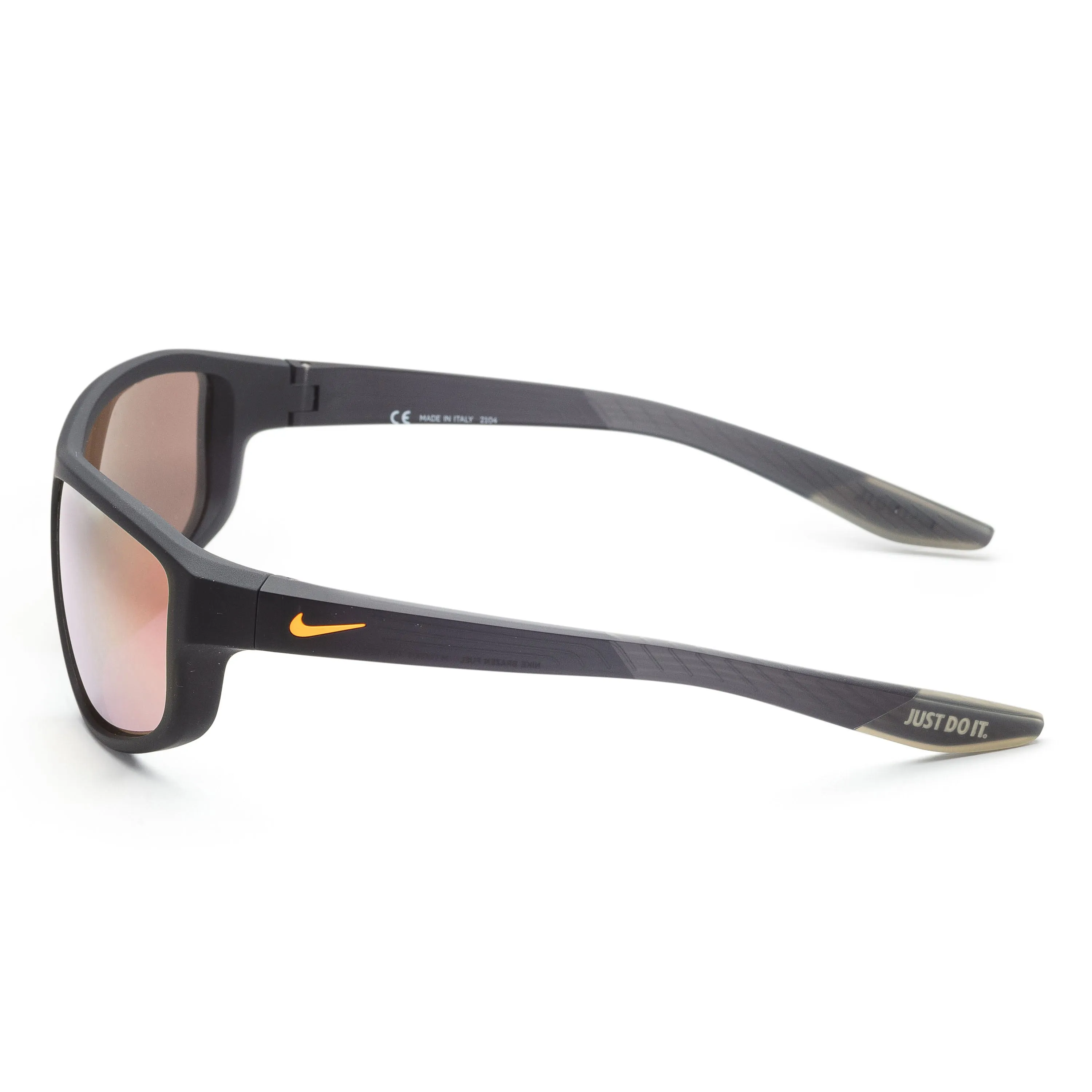 Nike Unisex Brazen Boost 57 mm Matte Dark Obsidian Sunglasses