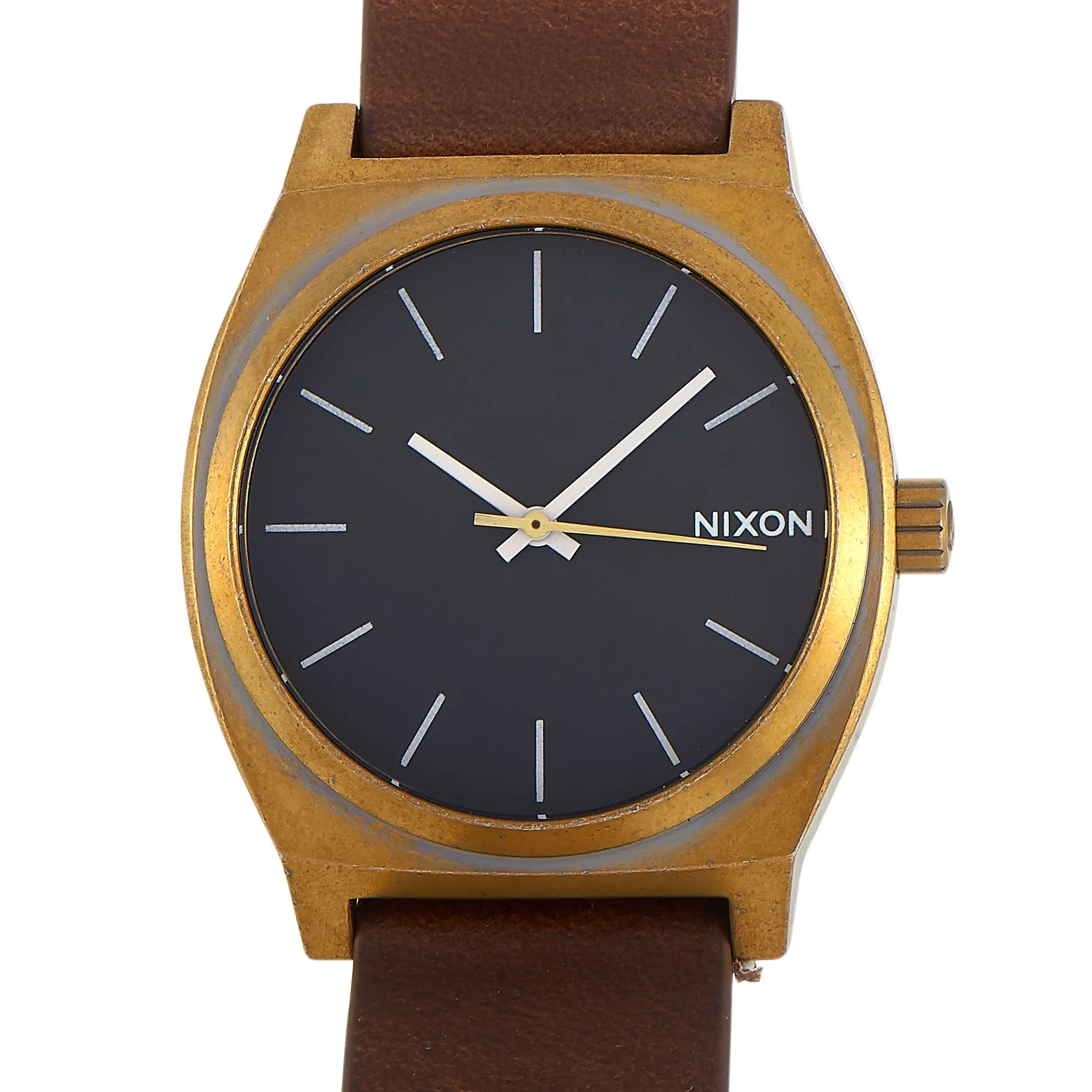 Nixon Time Teller Brass-Toned Stainless Steel Watch A045 3053