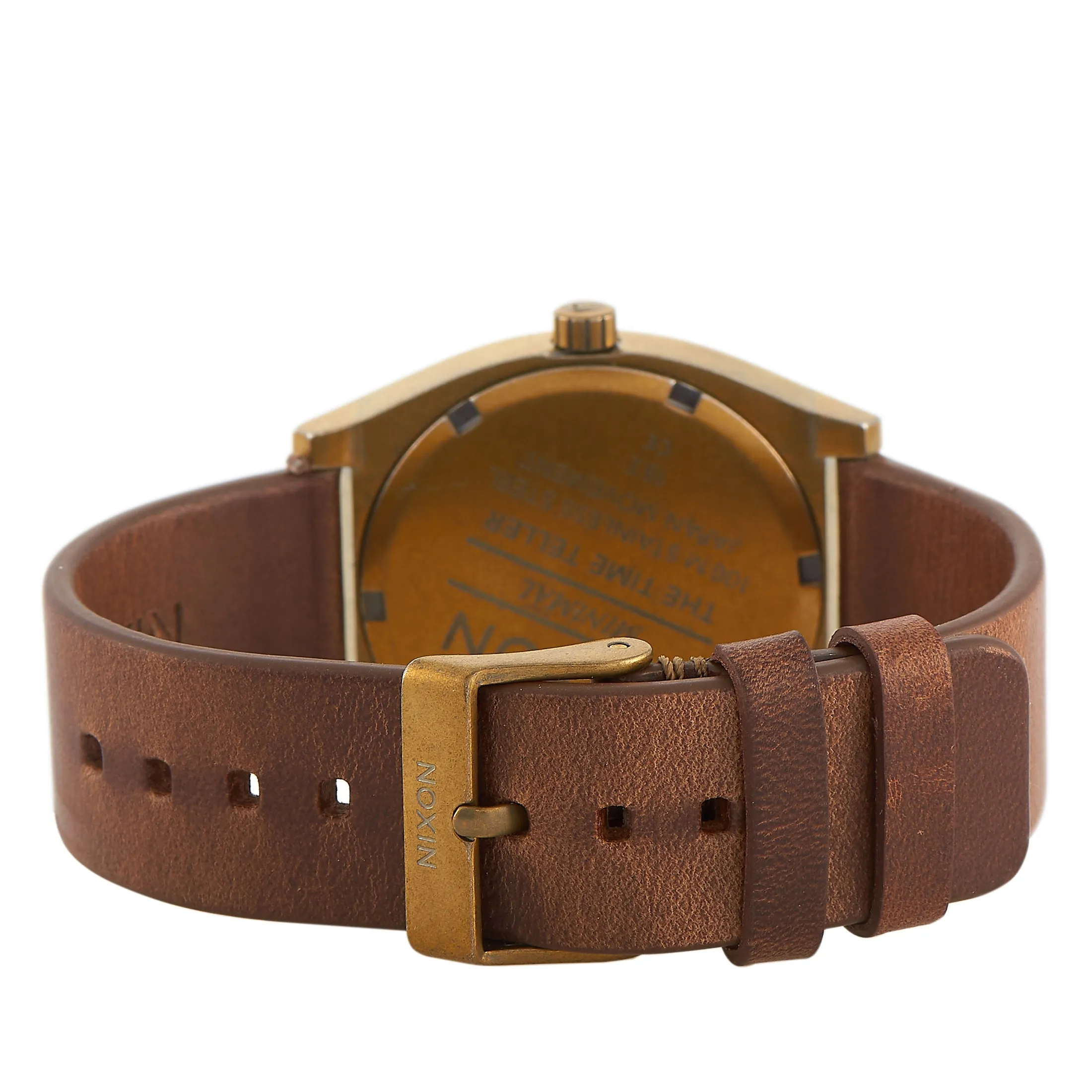 Nixon Time Teller Brass-Toned Stainless Steel Watch A045 3053