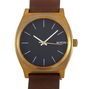 Nixon Time Teller Brass-Toned Stainless Steel Watch A045 3053