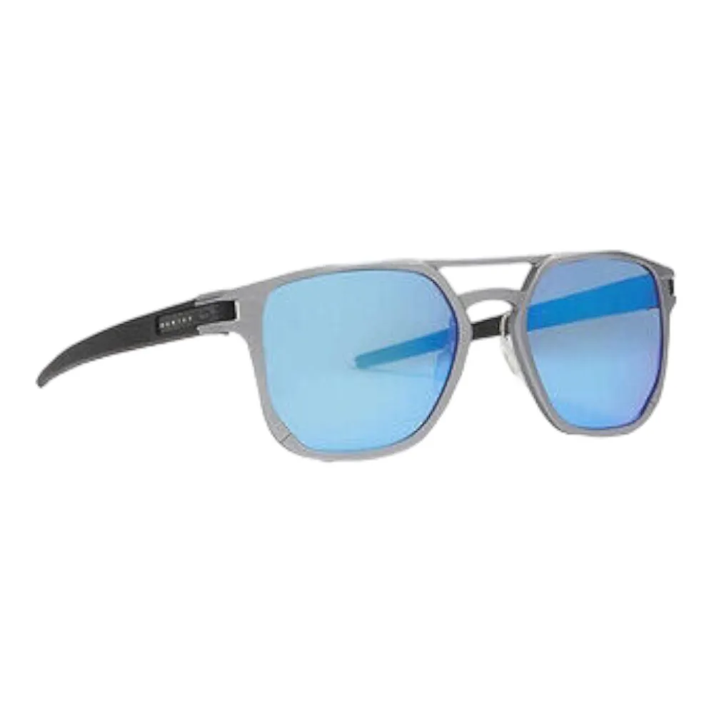 OAKLEY LATCH ALPHA PRIZM SAPPHIRE POLARIZED SUNGLASSES OO4128-0453