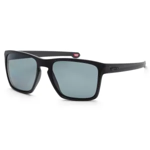 Oakley Men's Silver XL 57 mm Matte Black Sunglasses